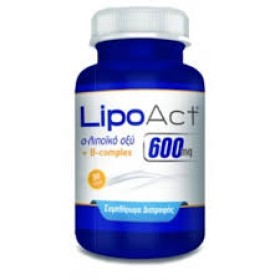 MaxiHeal LipoAct Α-λιποϊκό Οξύ & B-complex 600mg 30 κάψουλες