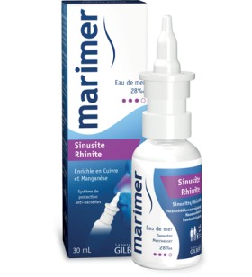 Marimer για Ιγμορίτιδα και Ρινίτιδα 30ml Υπέρτονο θαλασσινό νερό