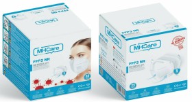 Μάσκα προστασίας MHCare FFP2 NR MHMSK-01 Μαύρο, 25τμχ