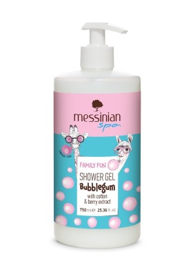 Messinian Spa Family Fun Αφρόλουτρο σε Gel Bubblegum 750ml