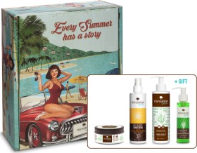 Messinian Spa Promo Vintage Box Aquaholic Summer Essentials Body Yogurt Aloe 80ml, Face Body Sunscre