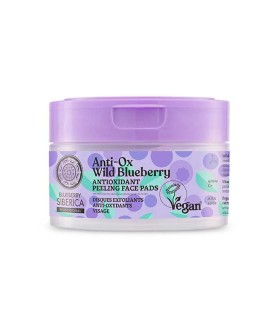 Natura Siberica Blueberry Anti-Ox Wild Bluebbery Antioxidant Face Pads, 20τεμάχια