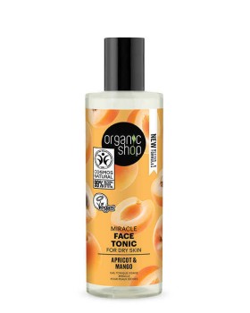 Natura Siberica Organic Shop Miracle Face Tonic for Dry Skin Apricot & Mango, 150ml