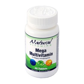 Natural Vitamins Mega Multivitamin , 30 Ταμπλέτες