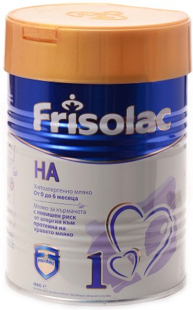NOUNOU FRISOLAC HA Γάλα για Βρέφη με αλλεργία στην πρωτεϊνη αγελαδινού γάλακτος 400GR