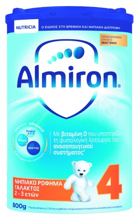 Nutricia Almiron 4 Νηπιακό Ρόφημα Γάλακτος 2-3 ετών 800gr