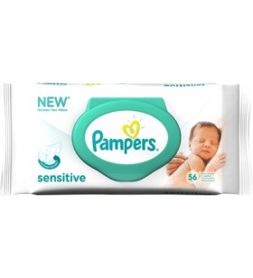 PAMPERS WIPES SENSITIVE 56τεμ.