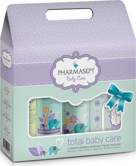 Pharmasept Tol Velvet Πακέτο Mild Bath 300ml, Soothing Cream 150ml, Baby Natural Oil 100ml, Soft Wipes x 30τεμάχια