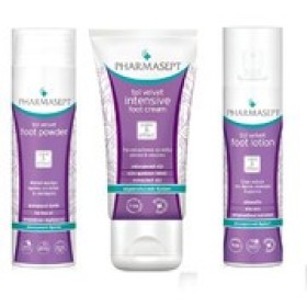 PHARMASEPT TOL VELVET TOTAL FOOT CARE SYSTEM 3ΤΕΜ. Intensive Foot Cream 75ml & Foot Care System Lotion 100ml & Foot Care Deodorant Powder 70gr