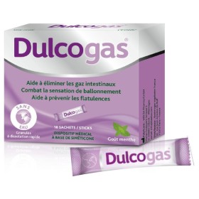 Dulcogas 125mg Καταπινόμενα Κοκκία Σε Φακελάκια Για Την Αντιμετώπιση Της Δυσπεψίας, 18 Sachets