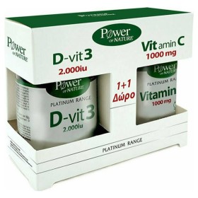 Power Health Classics Platinum Range Vitamin D-Vit3 2000iu 60 ταμπλέτες & Vitamin C 1000mg 20 ταμπλέ