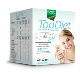 POWER HEALTH TOP DIET ΥΠΟΚΑΤΑΣΤΑΤΟ ΓΕΥΜΑΤΟΣ ΓΙΑ ΑΠΩΛΕΙΑ ΒΑΡΟΥΣ ΜΕ ΓΕΥΣΗ ΒΑΝΙΛΙΑ 350GR (10 Φακ. x 35 gr)