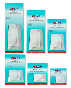 X-ΜΕD MEDI DRESS ΑΥΤΟΚΟΛΛΗΤΕΣ ΓΑΖΕΣ 8 x 10 CM