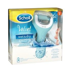 SCHOLL VELVET SMOOTH Wet & Dry Επαναφορτιζόμενη Αδιάβροχη Ηλεκτρική Λίμα Ποδιών 1 TMX.