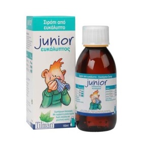 TILMAN JUNIOR EUCALYPTUS SIROP Παιδικό Σιρόπι Για Τη Μύτη Και Τον Λαιμό 150ML
