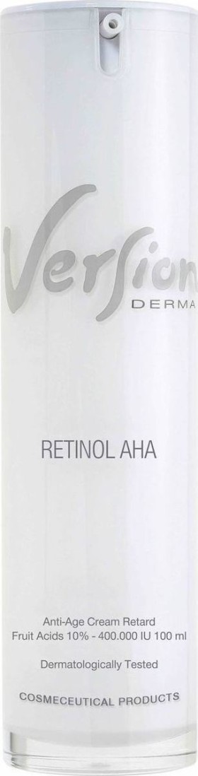 VERSION RETINOL AHA ΑΝΤΙΓΗΡΑΝΤΙΚΗ ΚΡΕΜΑ ΠΡΟΣΩΠΟΥ 0,4% ΒΙΤΑΜΙΝΗΣ Α 50ML