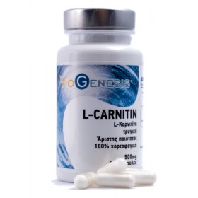 VIOGENESIS L-CARNITINE TARTRATE (L-ΚΑΡΝΙΤΙΝΗ ΤΡΥΓΙΚΗ) 500mg 70caps