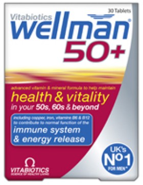 VITABIOTICS WELLMAN 50+ 30tabs
