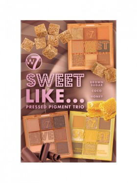 W7 Christmas Gift Set - Sweet Like Pressed Pigment Trio